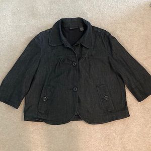 Distressed Black Jacket